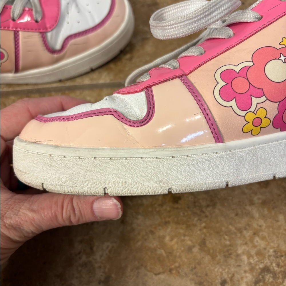 Barbie Women’s Sneakers - Pink & White Floral Print Size 11 - Picture 8 of 13